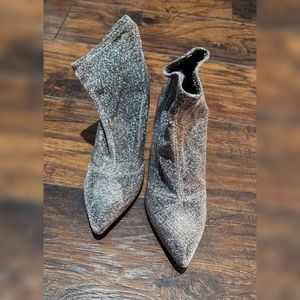 Abound Regena silver metallic ankle boots